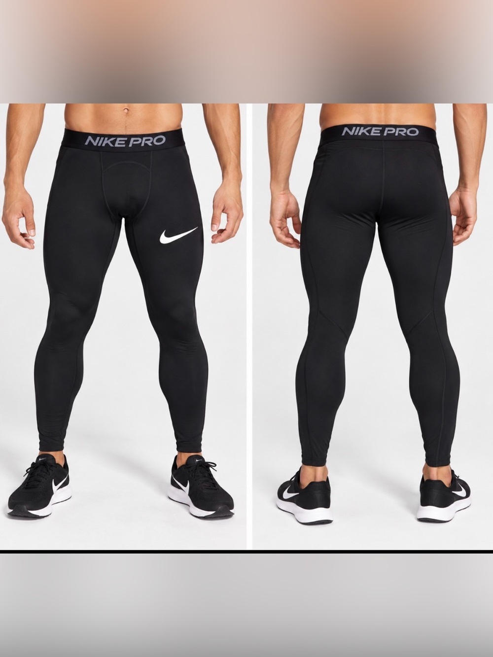 Nike Pro Black Performance Waistband size Small